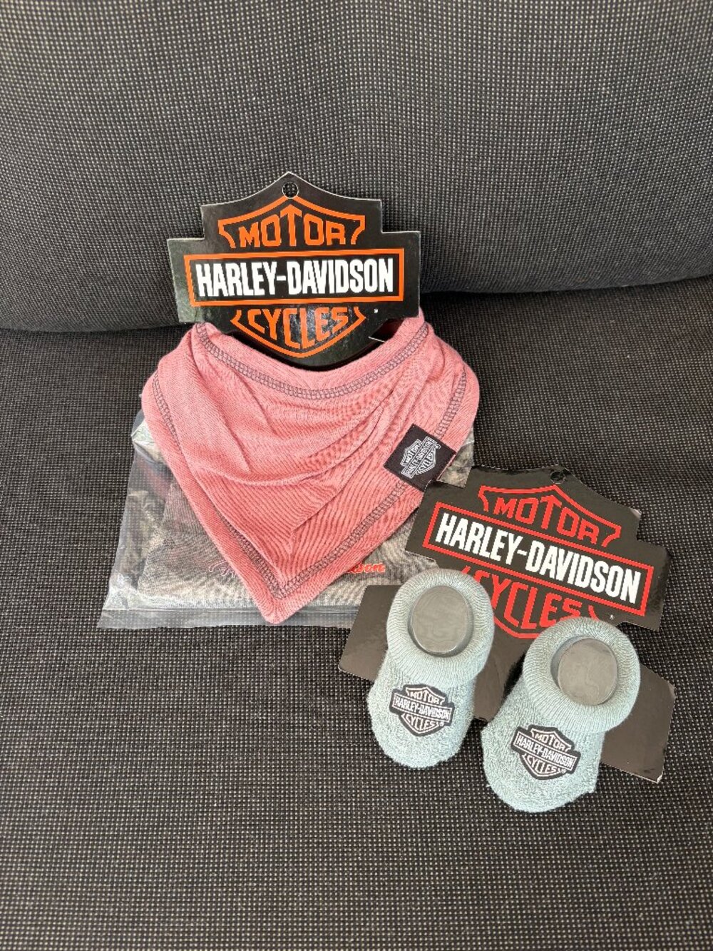 HARLEY DAVIDSON GIRLS NEWBORN GIFT SET